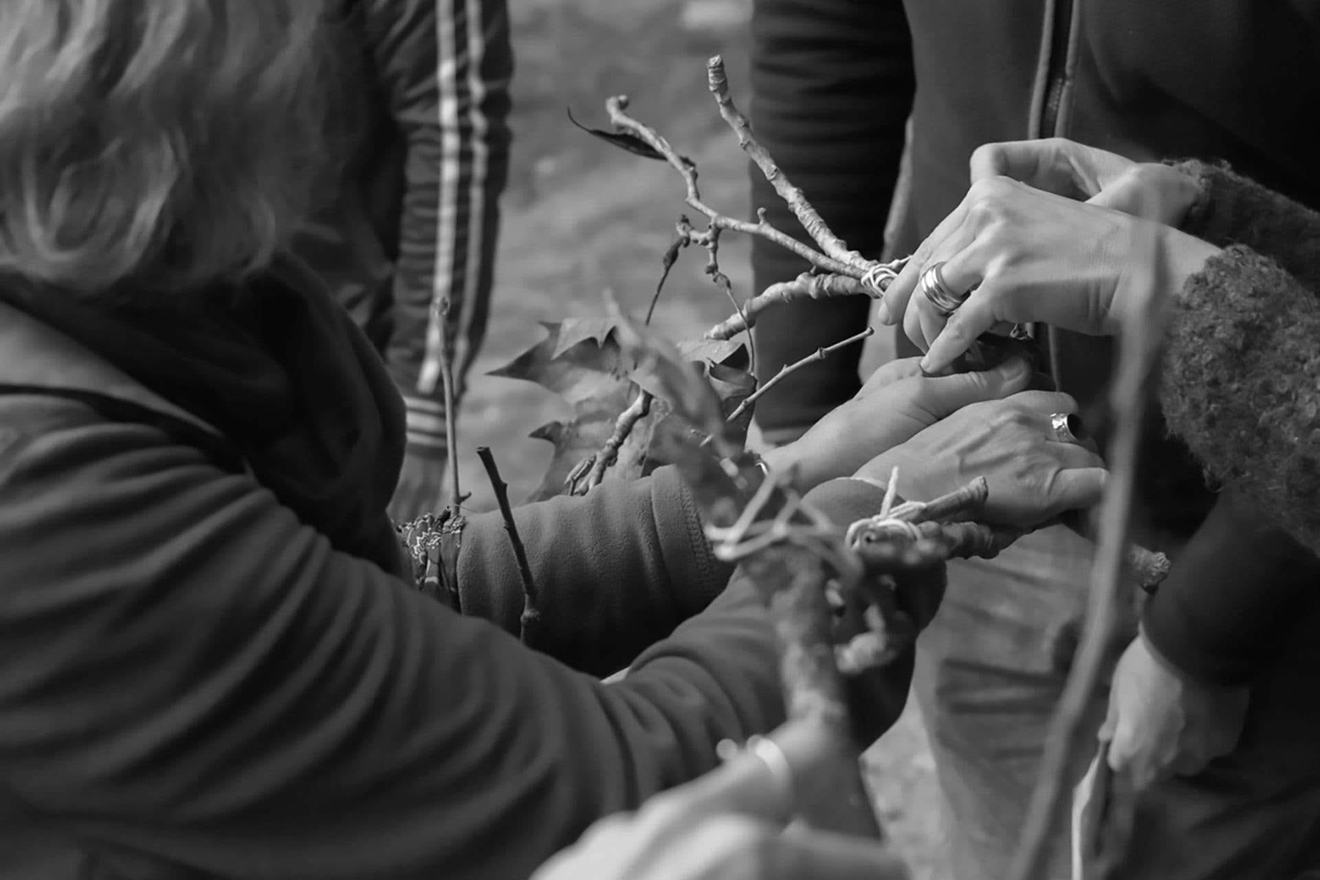 Caminhada e leituras poéticas como processo de criação